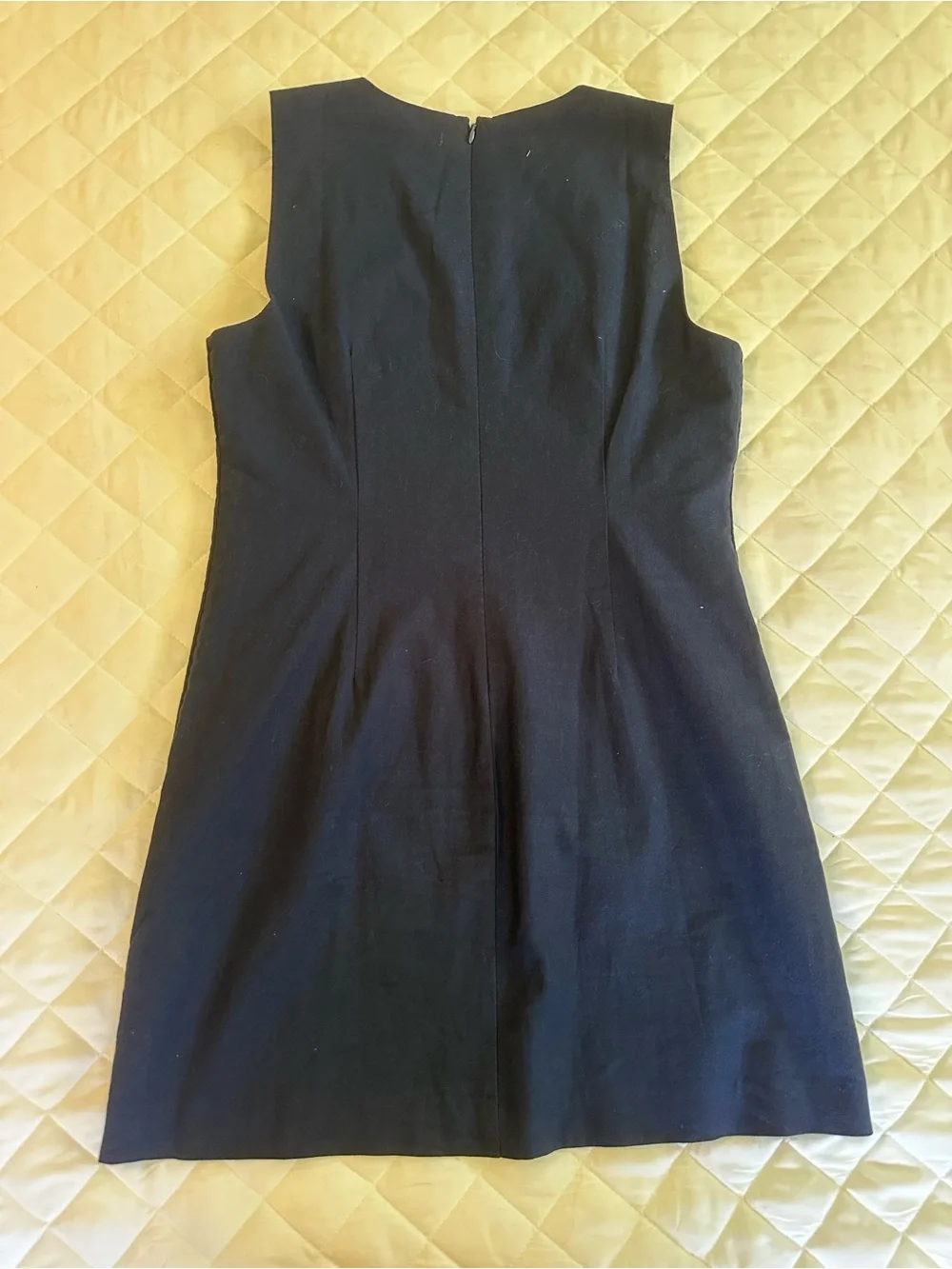 J. Crew Linen Blend button front mini dress